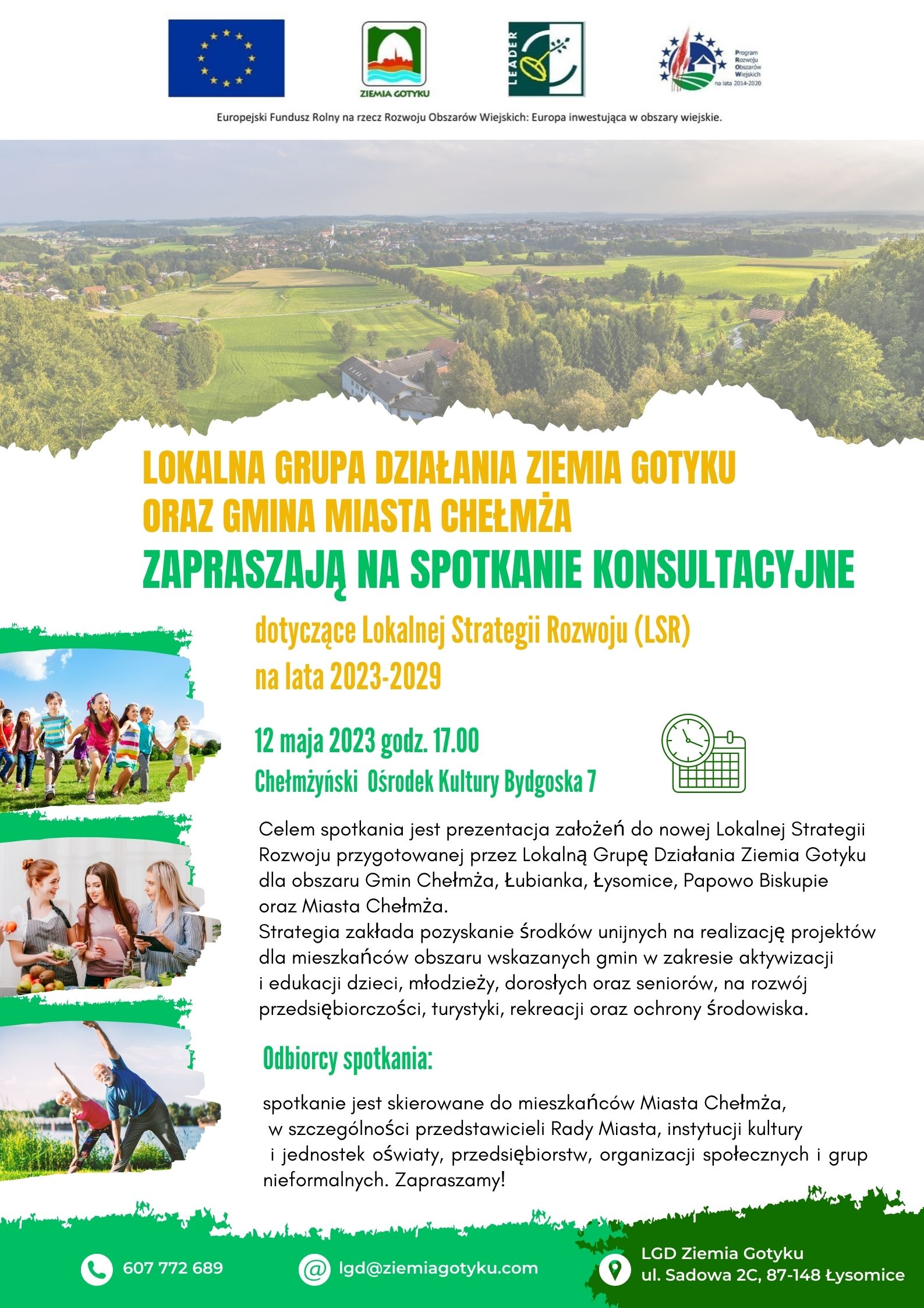 Spotkanie konsultacyjne dotyczące Lokalnej Strategii Rozwoju (LSR)